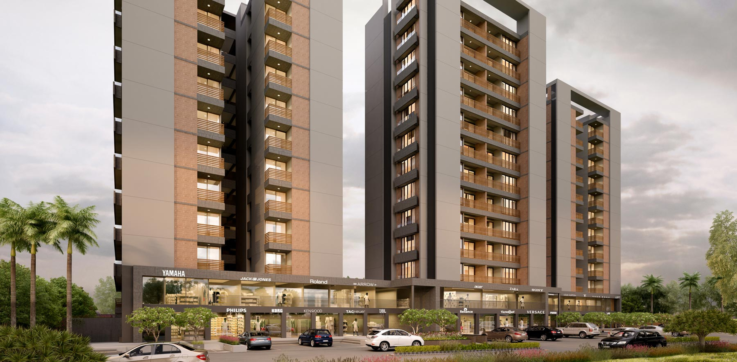 Bidhita Developers Anand Sapphire Elevation